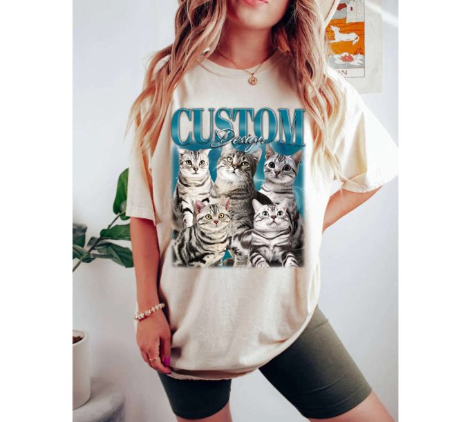 Custom Cat Design Shirt Custom Cat T-Shirt Custom Cat Tees Custom Cat Sweater Custom Cat Unisex Cat Cute Shirt Custom Shirt 2