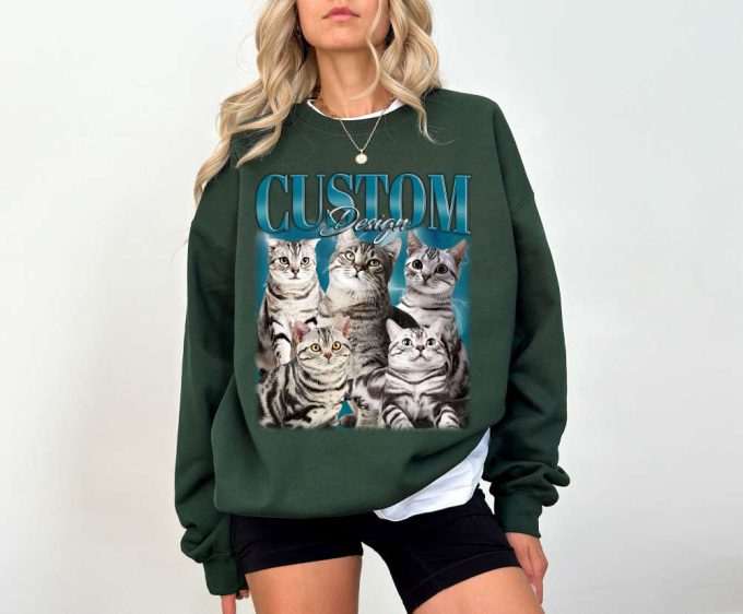 Custom Cat Design Shirt Custom Cat T-Shirt Custom Cat Tees Custom Cat Sweater Custom Cat Unisex Cat Cute Shirt Custom Shirt 3