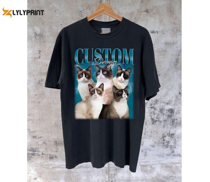 Custom Cat Design Shirt: Unisex Cat Cute Tees &Amp;Amp; Sweaters 1