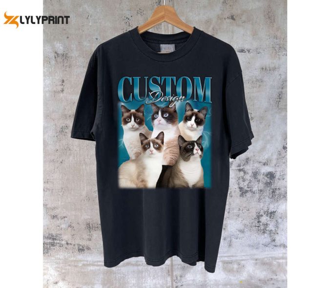 Custom Cat Design Shirt: Unisex Tees &Amp;Amp; Sweaters - Cute Customizable &Amp;Amp; Unique Cat T-Shirt 1