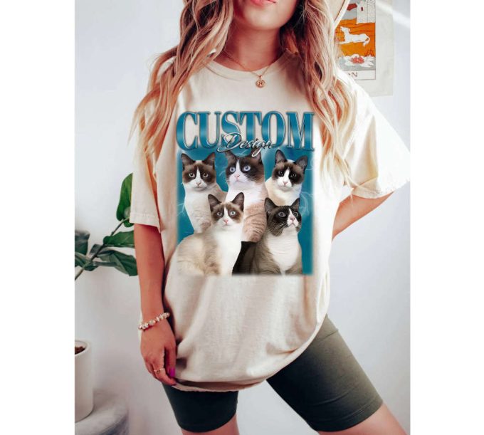 Custom Cat Design Shirt: Unisex Tees &Amp; Sweaters - Cute Customizable &Amp; Unique Cat T-Shirt 3