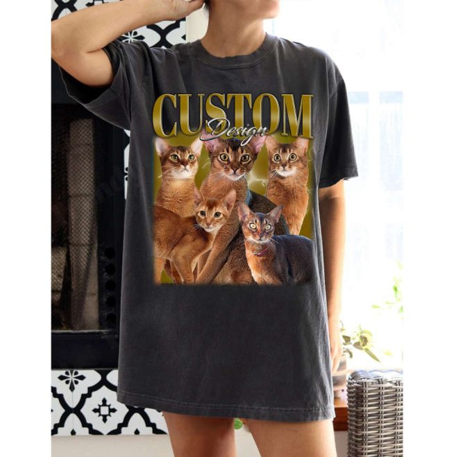 Custom Cat Design Shirt Custom Cat T-Shirt Custom Cat Tees Custom Cat Sweater Custom Cat Unisex Cat Cute Shirt Custom Shirt 2