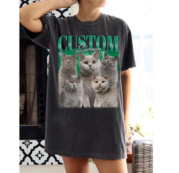 Custom Cat Design Shirt Custom Cat T-Shirt Custom Cat Tees Custom Cat Sweater Custom Cat Unisex Cat Cute Shirt Custom Shirt 2