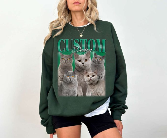Custom Cat Design Shirt Custom Cat T-Shirt Custom Cat Tees Custom Cat Sweater Custom Cat Unisex Cat Cute Shirt Custom Shirt 4
