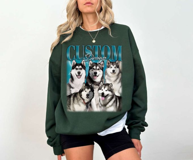 Custom Dog Design T-Shirts Custom Dog Shirt Custom Design Tees Custom Design Hoodie Custom Design Sweatshirt Retro T-Shirt 4