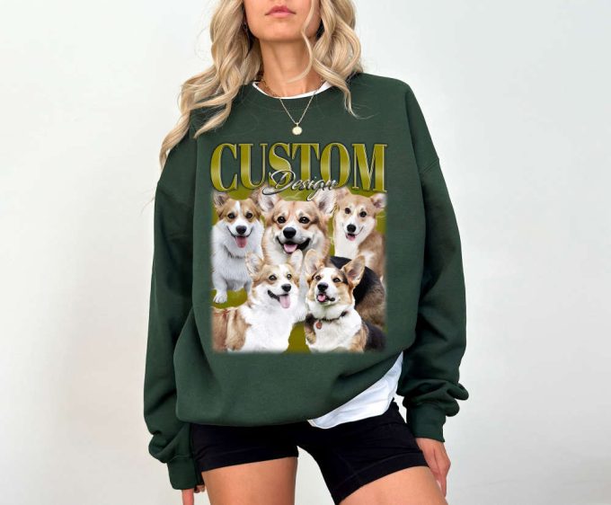 Custom Dog Design T-Shirts Custom Dog Shirt Custom Design Tees Custom Design Hoodie Custom Design Sweatshirt Retro T-Shirt 4