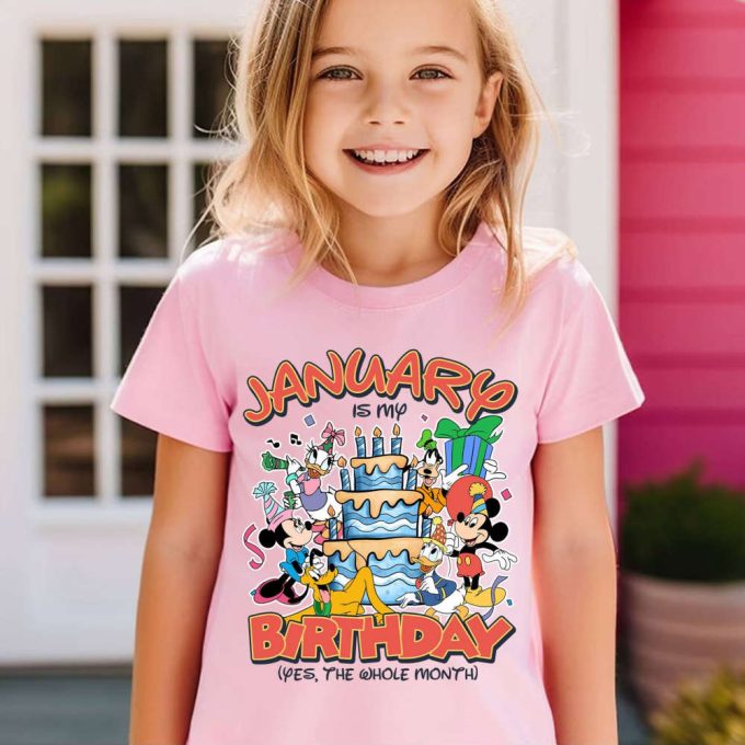 Personalized Mickey And Friends Birthday Shirt - Disneyland 2024 Family Trip - Birthday Party 2