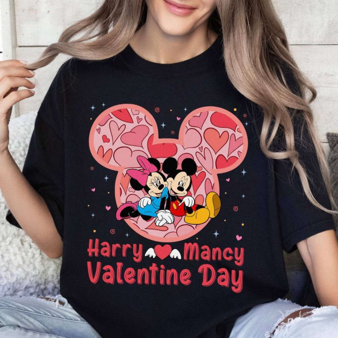 Custom Mickey Minnie Valentine Shirt: Disneyland Matching Couples Outfit 2