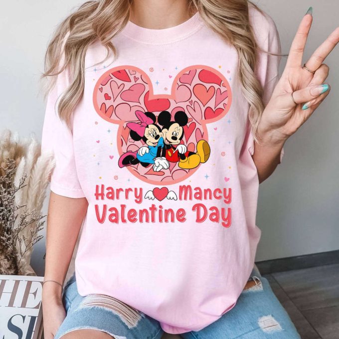 Custom Mickey Minnie Valentine Shirt: Disneyland Matching Couples Outfit 3