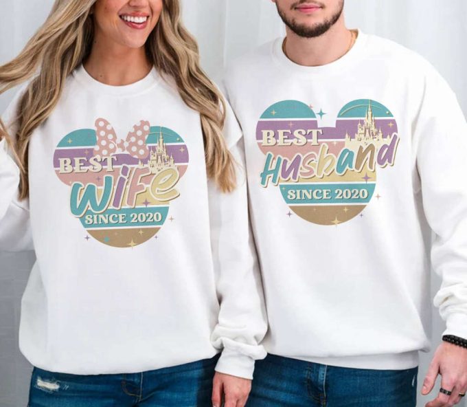 Custom Mickey Minnie Couples Anniversary Shirt - Perfect Disneyland Valentines &Amp; Wedding Gift 3