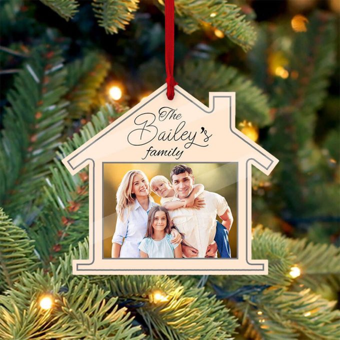 Customize Your Photo Ornament Personalized Photo Ornament Acrylic Christmas Gifts For Family Member Funny Christmas Ornament 2