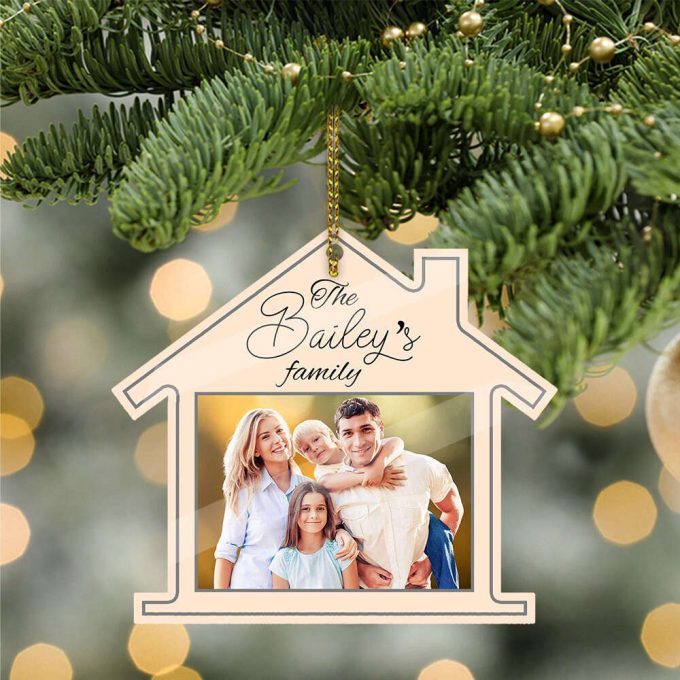 Customize Your Photo Ornament Personalized Photo Ornament Acrylic Christmas Gifts For Family Member Funny Christmas Ornament 3