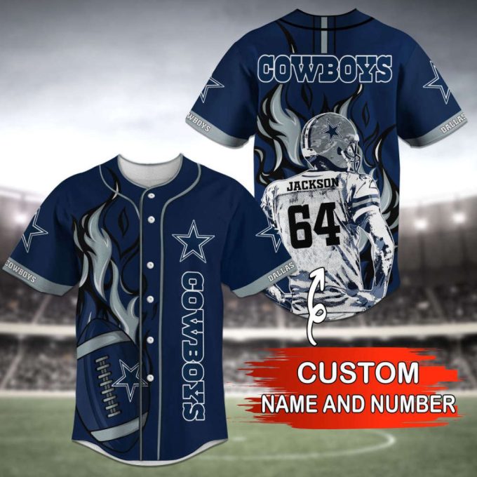 Dallas Cowboys Baseball Jersey Personalized 2023 Gift For Men Women 2
