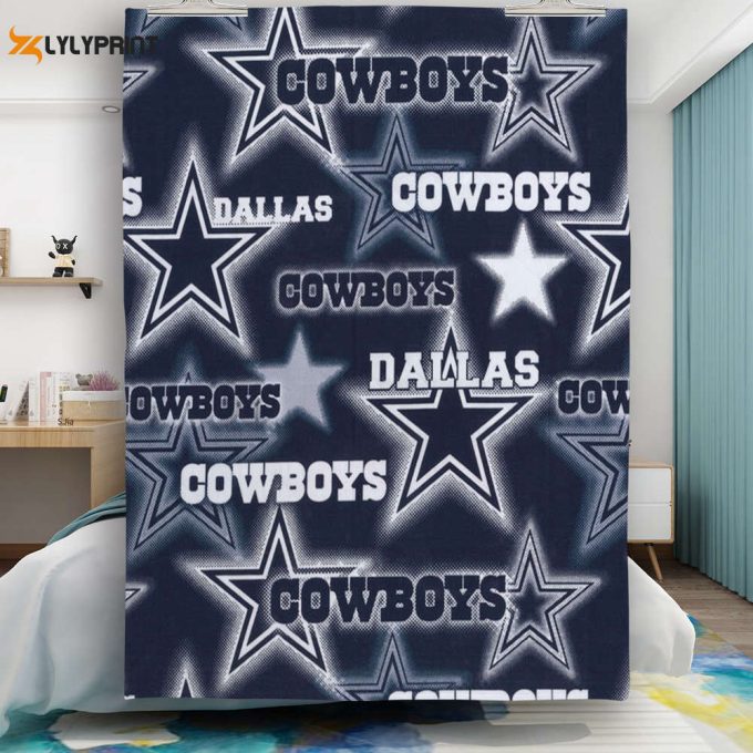 Dallas Cowboys1 Gift For Fan 3D Full Printing Quilt Home Decor 2024 Gifts Home Decor 2024 Gifts 1