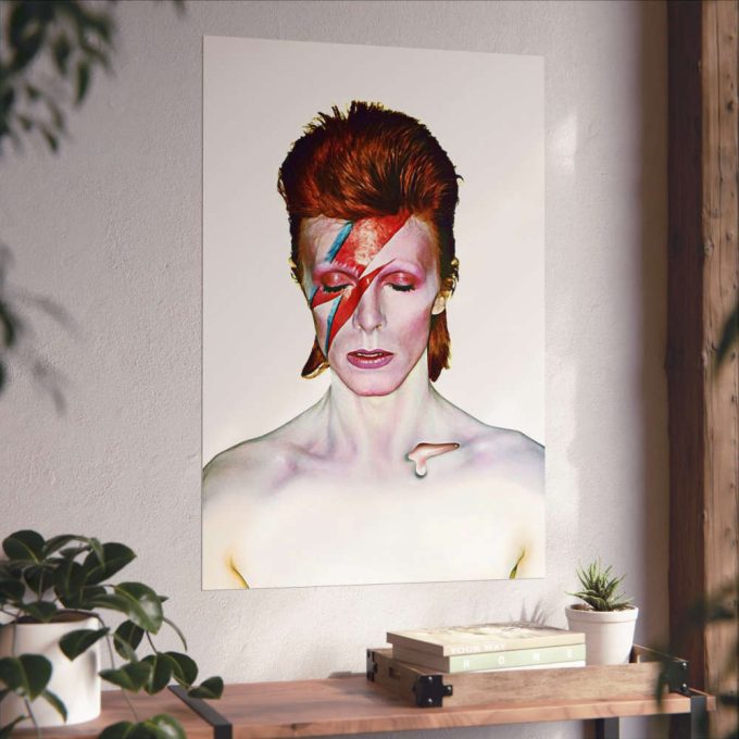 David Bowie, Aladdin Sane, Album Cover, 1973, Art Print, Singer, Songwriter, David Bowie Poster, Rock Legend, David Bowie Gift, Rock Star 6