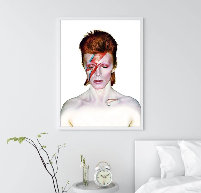David Bowie, Aladdin Sane, Album Cover, 1973, Art Print, Singer, Songwriter, David Bowie Poster, Rock Legend, David Bowie Gift, Rock Star 7