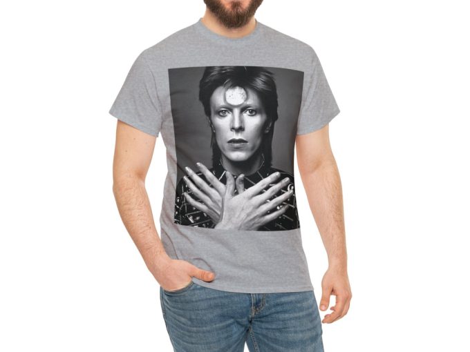 David Bowie Tee, Ziggy Stardust, Unisex Cotton T-Shirt, David Bowie Tee, Rock Star, David Bowie T-Shirt, Rock Legend Tee, David Bowie Gift 8