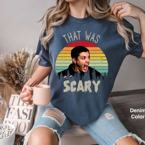 Dean Winchester Supernatural Vintage T-Shirt Scary Funny Gift Tee 2024