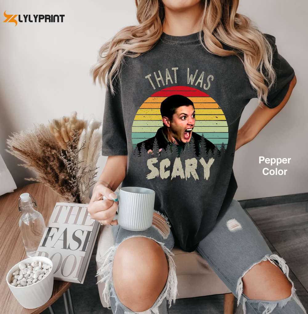 Dean Winchester Supernatural Vintage T-Shirt Scary Funny Gift Tee 2024