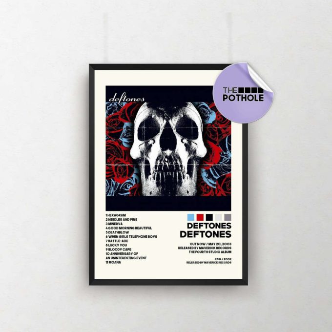 Deftones Posters / Deftones Poster, Album Cover Poster, Print Wall Art, Poster, Home Decor, Around The Fur, Deftones, Adrenaline 2