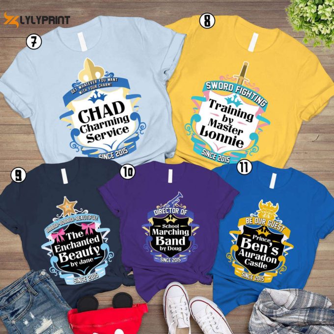 Descendants Shirt, Descendants 4 Movie Shirt, Evie, Mal, Uma Shirt, Descendants Auradon Prep Crest T-Shirt, Birthday Shirt 1