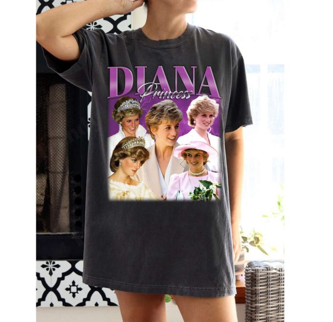 Diana Princess T-Shirts Diana Princess Shirt Diana Princess Tees Diana Princess Hoodie Diana Princess Sweatshirt Vintage T-Shirt 2