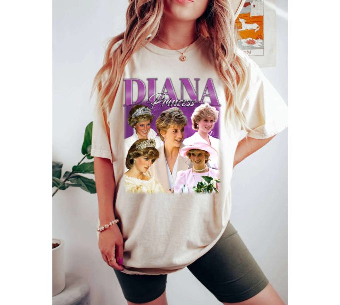 Diana Princess T-Shirts Diana Princess Shirt Diana Princess Tees Diana Princess Hoodie Diana Princess Sweatshirt Vintage T-Shirt 3