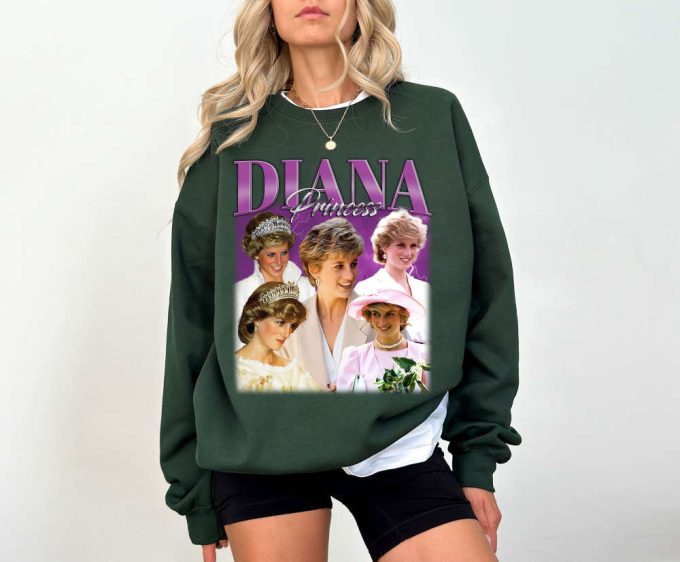 Diana Princess T-Shirts Diana Princess Shirt Diana Princess Tees Diana Princess Hoodie Diana Princess Sweatshirt Vintage T-Shirt 4