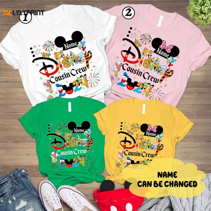 Disneyland Cousin Crew 2024 Shirt, Mickey And Friends Birthday Crew Shirt, Wdw Disneyland Family Vacation 2024 Shirt, Magic Kingdom Shirt