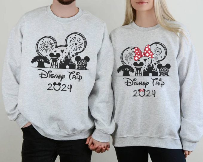 Disneyland Family Trip 2024 T-Shirt, First Disneyland Trip 2024 Shirt, Custom Family Shirt, Disneyworld Family Vacation, Girl Trip Shirt 2