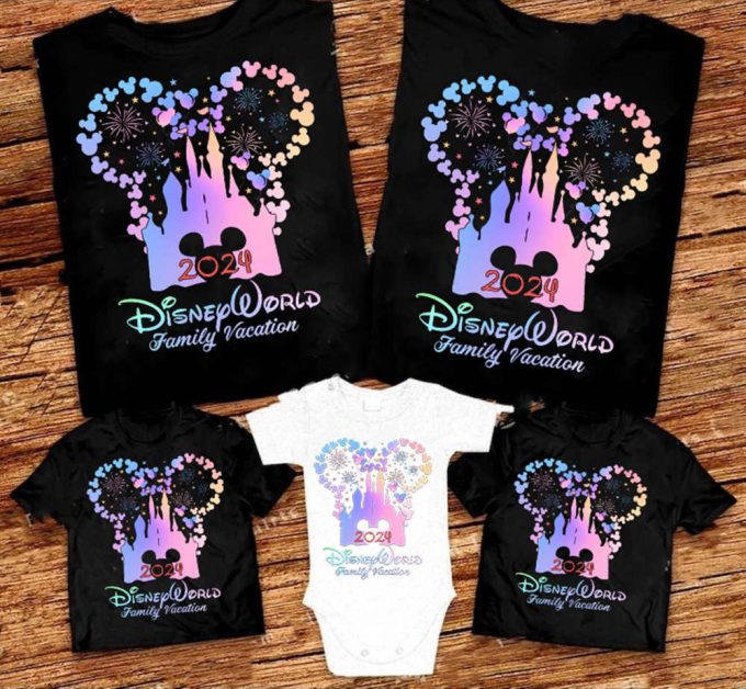 Disneyland Family Vacation 2024 T-Shirt, Family 2024 Trip Shirt, Custom Family Shirt, Family Trip Shirt, Disneyworld Family Vacation Shirts 2