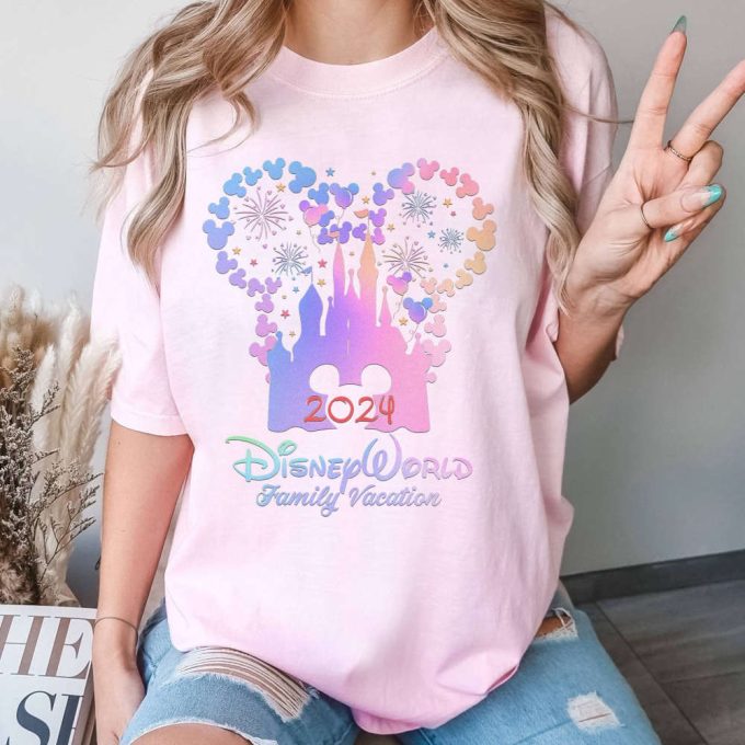 Disneyland Family Vacation 2024 T-Shirt, Family 2024 Trip Shirt, Custom Family Shirt, Family Trip Shirt, Disneyworld Family Vacation Shirts 4