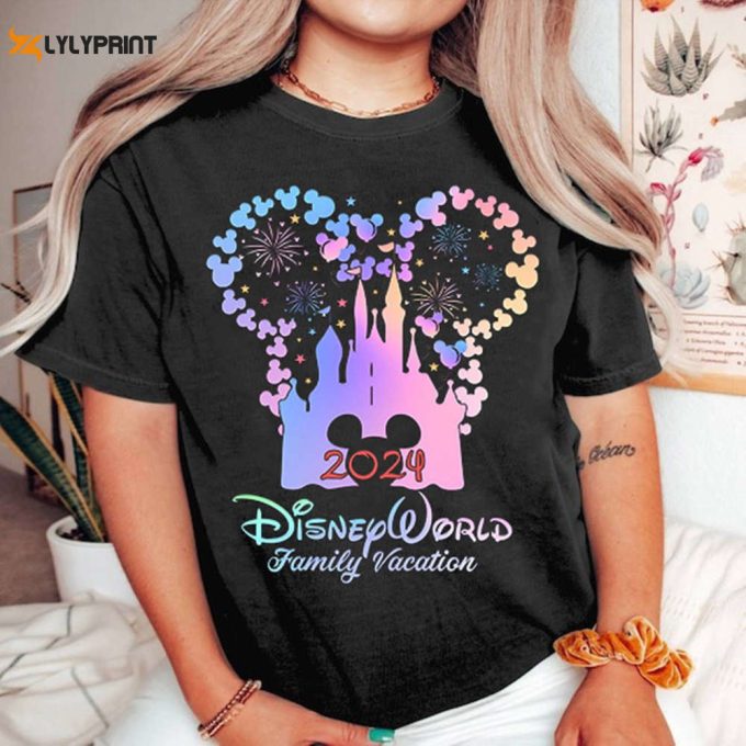 Disneyland Family Vacation 2024 T-Shirt, Family 2024 Trip Shirt, Custom Family Shirt, Family Trip Shirt, Disneyworld Family Vacation Shirts 1