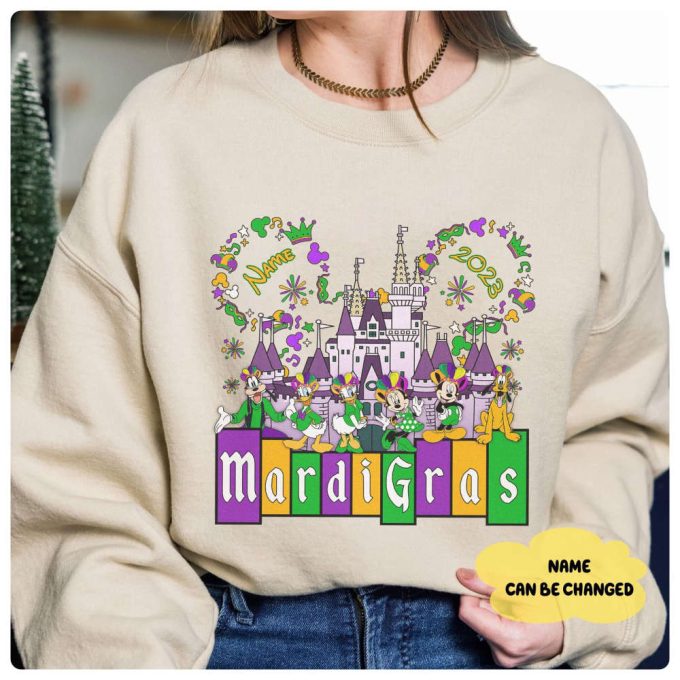 2024 Disneyland Mardi Gras Shirts: Fat Tuesday Mickey &Amp; Friends Wdw Family Trip - Let The Good Times Roll! 2