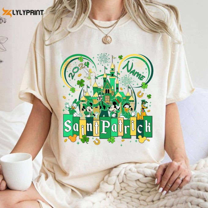 Disneyland Mickey &Amp;Amp; Friends St Patrick S Shirt: Festive Saint Patrick S Day Gift For Family Vacation 1