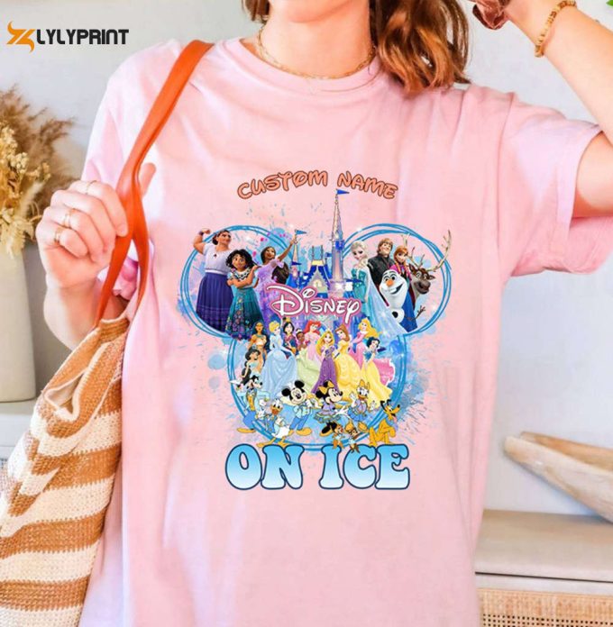 2024 Magical Disneyland On Ice Shirt: Epcot Princess Mickey Family Trip - Disneyworld 1