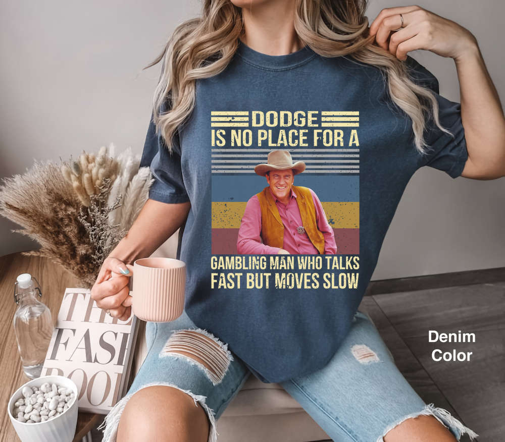 Dodge Gambling Vintage T-Shirt: Retro Movie Quote Shirt Perfect Gift for Men & Women – 2024