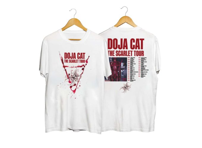 Doja Cat The Scarlet Tour 2023 Shirt, Doja Cat Fan Sweatshirt, The Scarlet 2023 Concert Hoodie, Doja Cat Band Gift For Music Lover 3