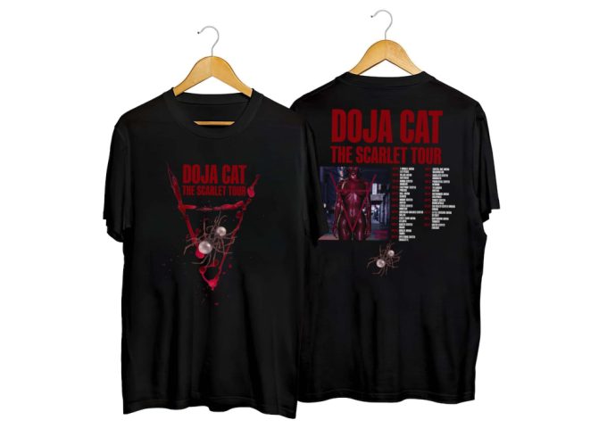 Doja Cat The Scarlet Tour 2023 Shirt, Doja Cat Fan Sweatshirt, The Scarlet 2023 Concert Hoodie, Doja Cat Band Gift For Music Lover 4