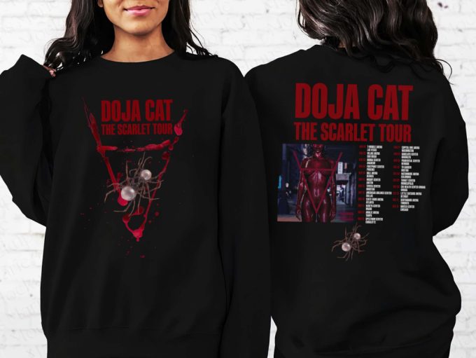 Doja Cat The Scarlet Tour 2023 Shirt, Doja Cat Fan Sweatshirt, The Scarlet 2023 Concert Hoodie, Doja Cat Band Gift For Music Lover 2