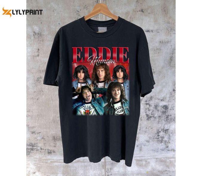 Eddie Munson T-Shirts Eddie Munson Shirt Eddie Munson Tees Eddie Munson Merch Couples Unisex T-Shirt Character T-Shirt 1