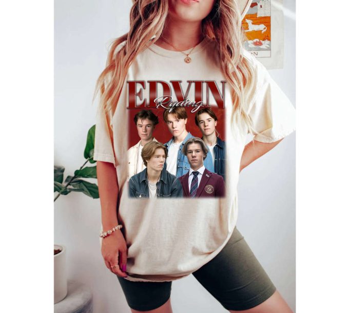 Edvin Ryding T-Shirts Edvin Ryding Shirt Edvin Ryding Tees Edvin Ryding Merch Couples Unisex T-Shirt Actress T-Shirt 3