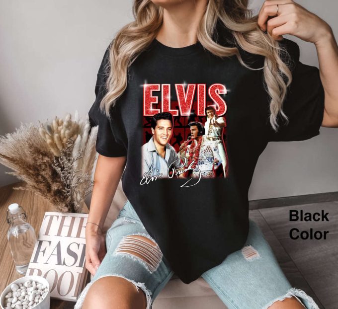 Elvis Presley Comfort Colors Shirt - Funny Elvis Merch Gift For Fans &Amp; Friends 3