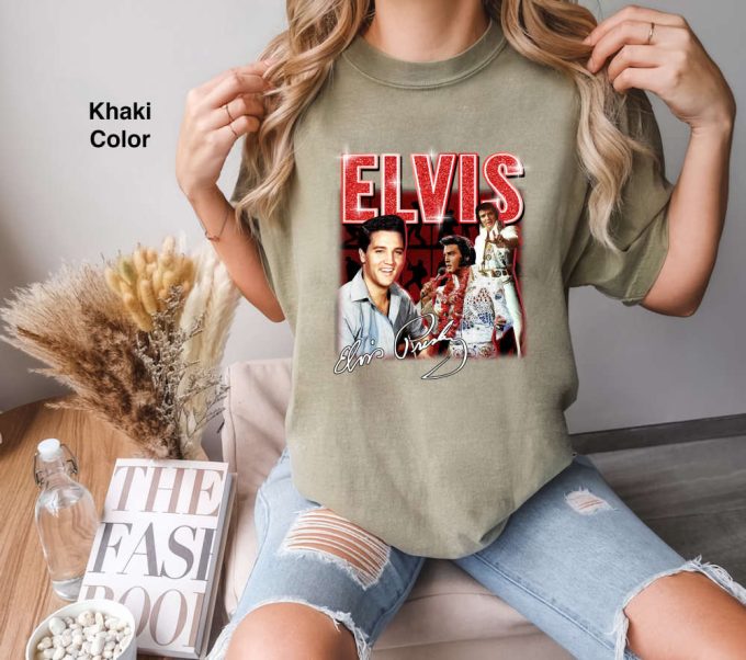 Elvis Presley Comfort Colors Shirt - Funny Elvis Merch Gift For Fans &Amp; Friends 5