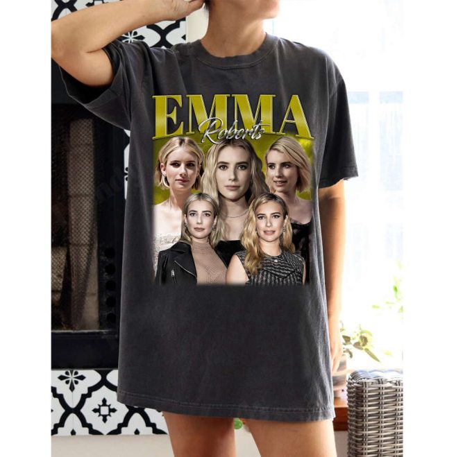 Emma Roberts T-Shirts Emma Roberts Shirt Emma Roberts Tees Emma Roberts Merch Trendy Shirt Tee Cute Actress T-Shirt 4