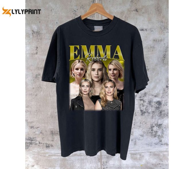 Emma Roberts T-Shirts Emma Roberts Shirt Emma Roberts Tees Emma Roberts Merch Trendy Shirt Tee Cute Actress T-Shirt 1