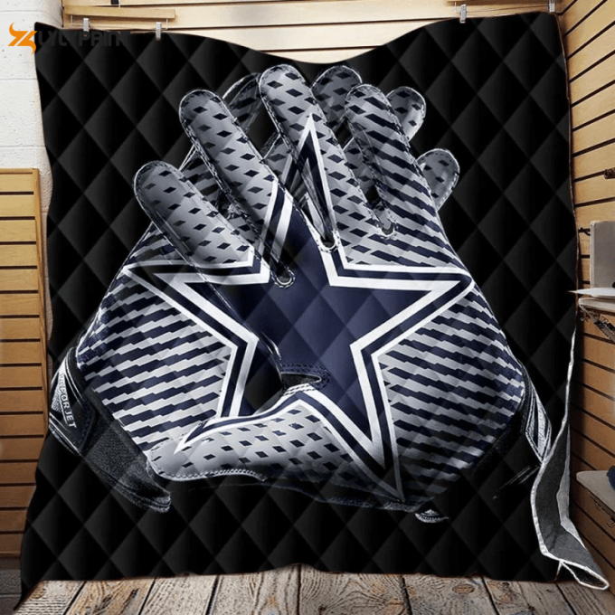 Excellentfootball Team Dallas Cowboys 3D Full Printing Quilt Home Decor 2024 Gifts Home Decor 2024 Gifts 1