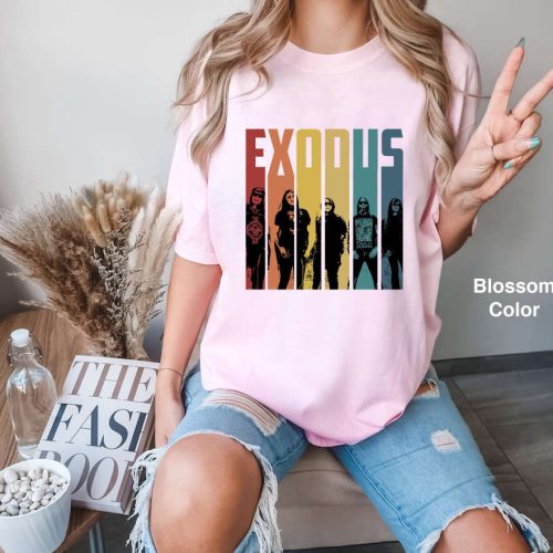 Exodus Band Retro Vintage T-Shirt Funny Music Gift Tee 2024