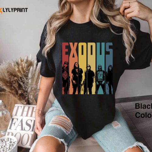 Exodus Band Retro Vintage T-Shirt Funny Music Gift Tee 2024