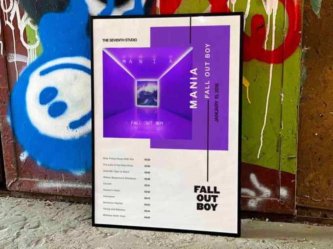 Fall Out Boy &Quot;Mania&Quot; Album Cover Poster #3 5